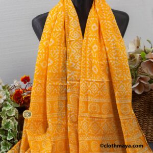 Handloom natural dye scarf