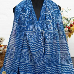 Handloom natural dye scarf