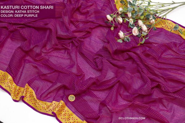 Kasturi Cotton Shari - Image 8