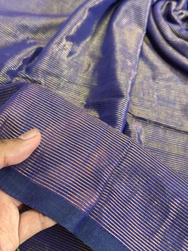 Handloom Cotton Jori Shari - Image 2