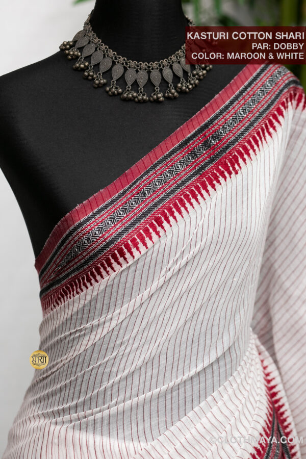 Handloom Kasturi Cotton Shari - Image 6