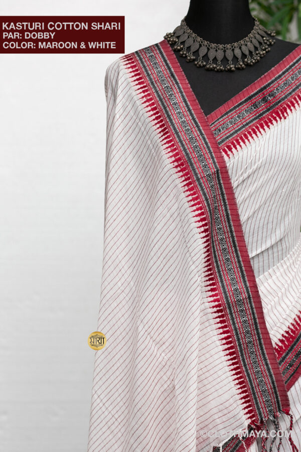 Handloom Kasturi Cotton Shari - Image 2