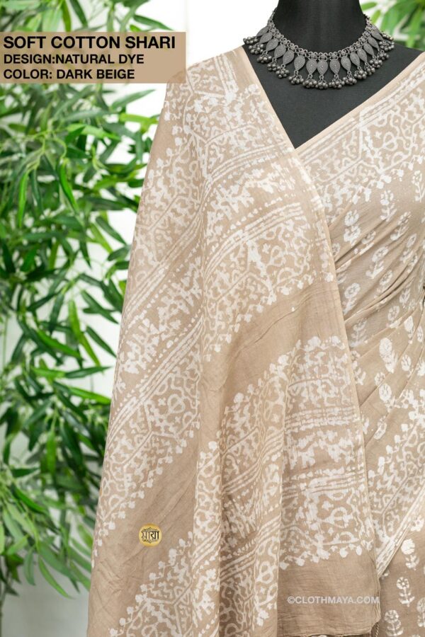 Handloom Soft Cotton Shari - Image 5