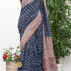 Handloom silk Shari