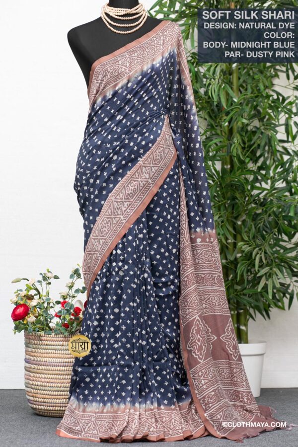 Handloom silk Shari