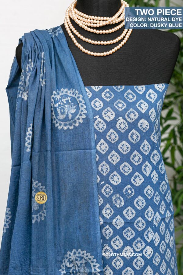 Handloom Natural Dye Cotto Shari